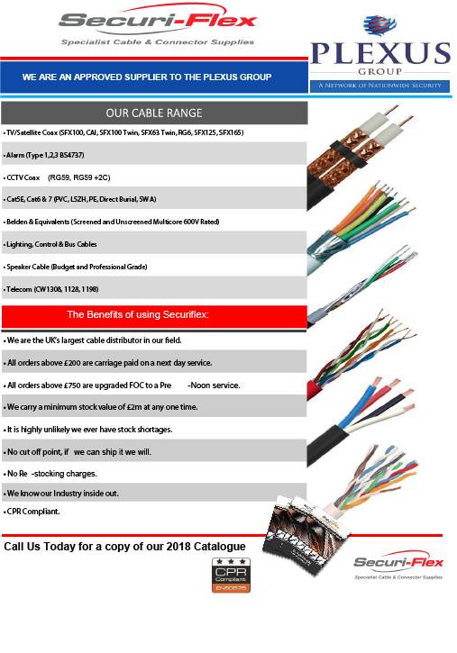 New cable range from Securi-Flex